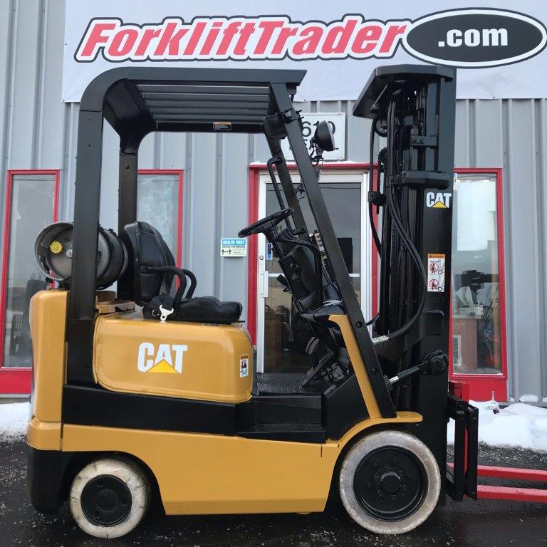 188" lift height yellow 2005 caterpillar forklift for sale